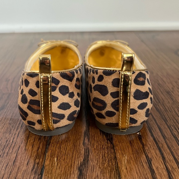 J. Crew Girls Size K3 Leopard Ballet Flats - Picture 4 of 8